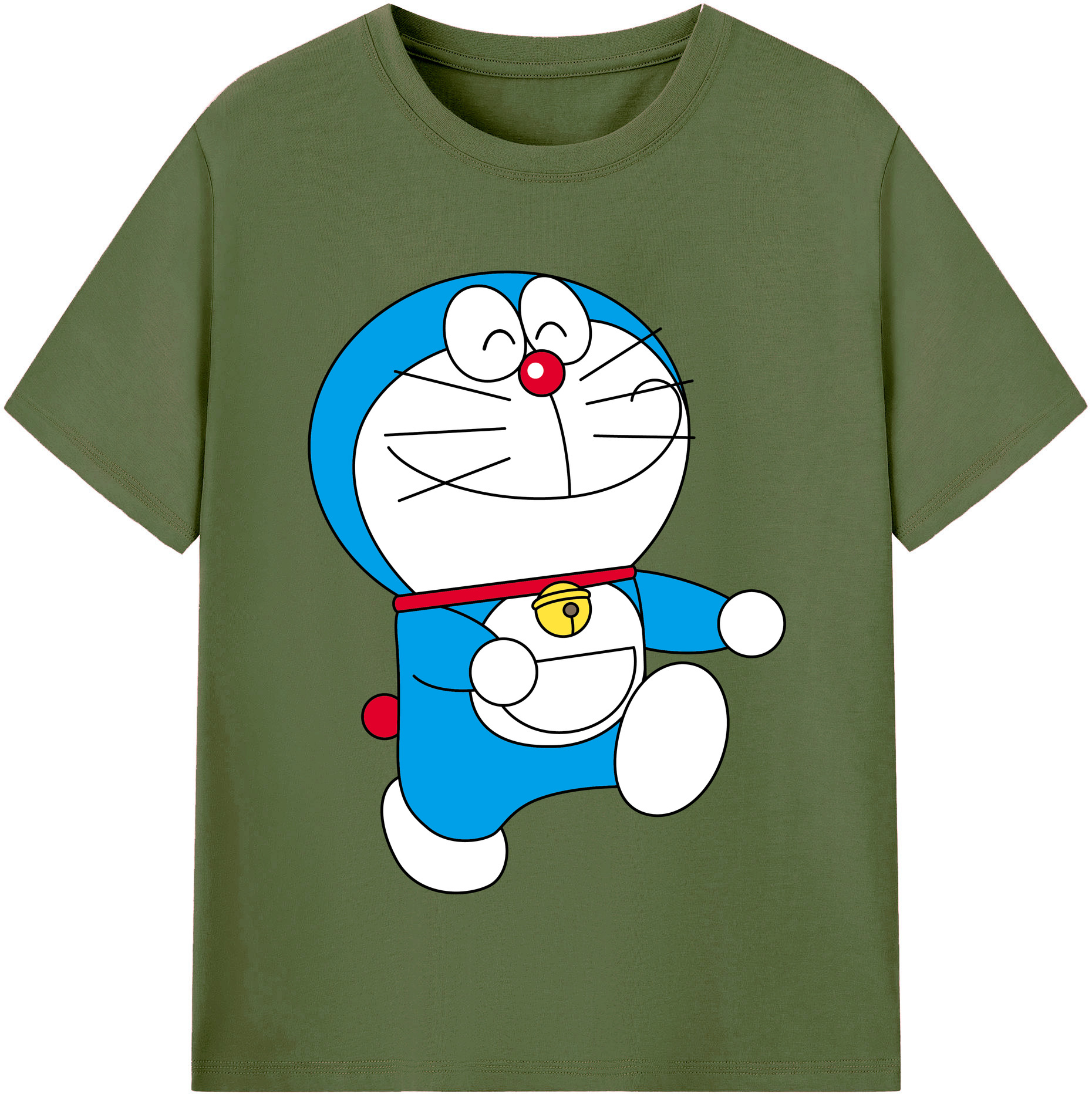 （画像用） ドラえもん Doraemon 綿100％半袖Tシャツ（フロントプリント）